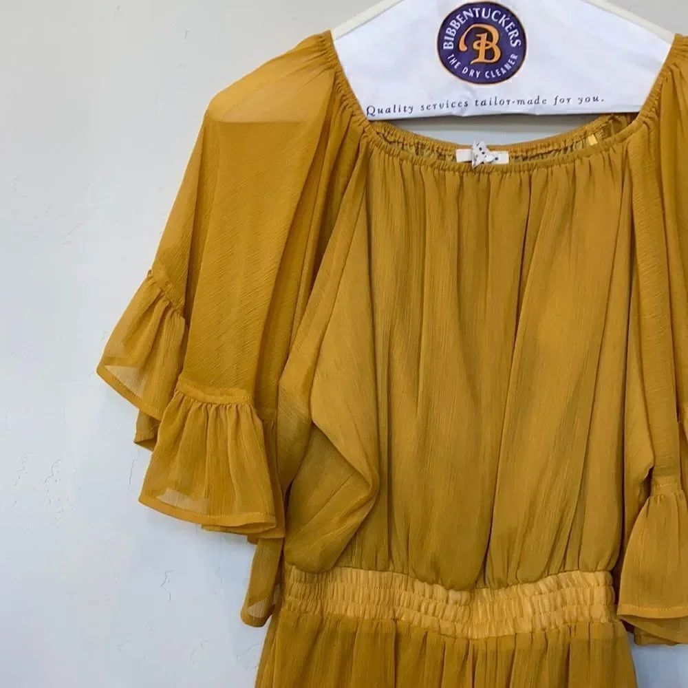 Revolve Endless Rose Mustard Romper - Picture 4 of 9